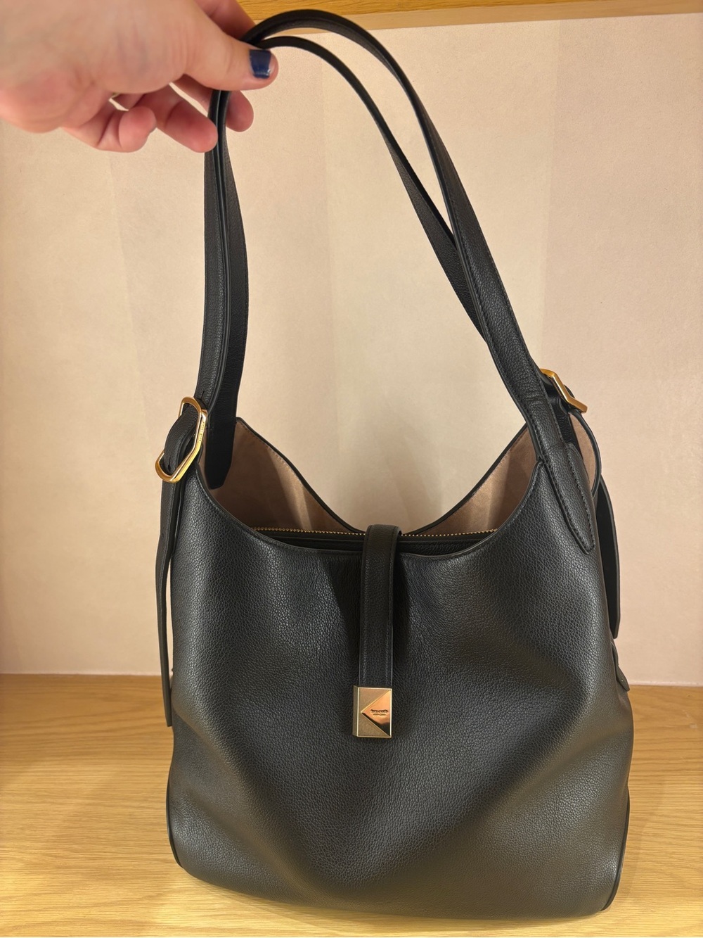 kate spade new york Deco Large Shoulder Bag - Black